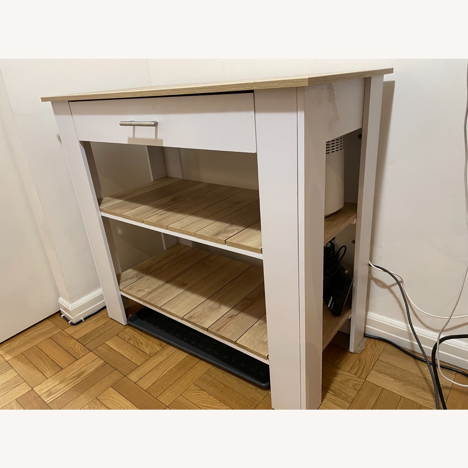 Natural Wood Kitchen Island - image-2