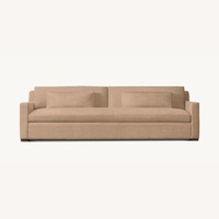 Restoration Hardware Belgian Track Arm Bench-Cushion Sofa