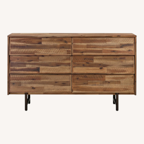 Used TOV Furniture Dark Brown Wood Dresser for sale on AptDeco