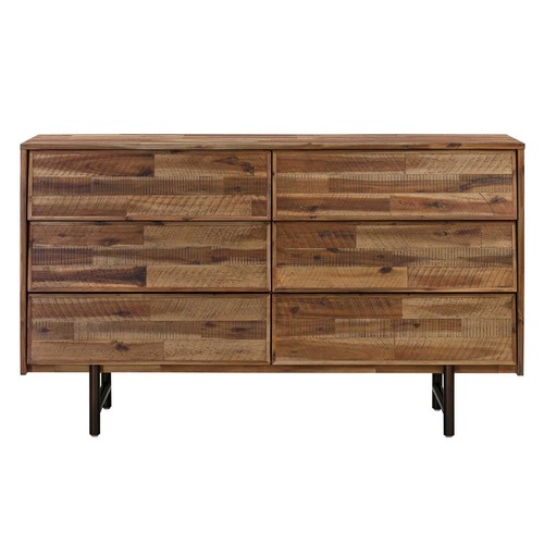 Used TOV Furniture Dark Brown Wood Dresser for sale on AptDeco