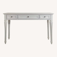 Bob's Discount Furniture Madelyn White 3 Drawer Desk