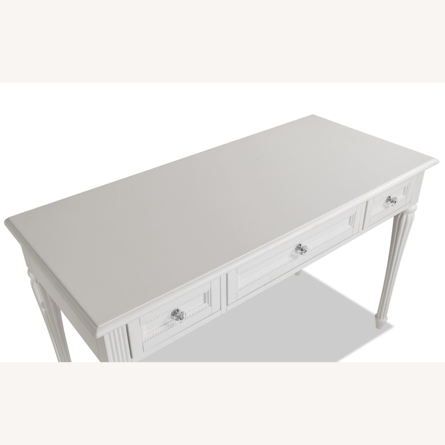 Bob's Discount Furniture Madelyn White 3 Drawer Desk - image-2