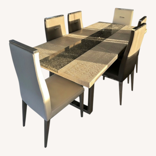 Used  Modern 7-Piece Dining Set for sale on AptDeco