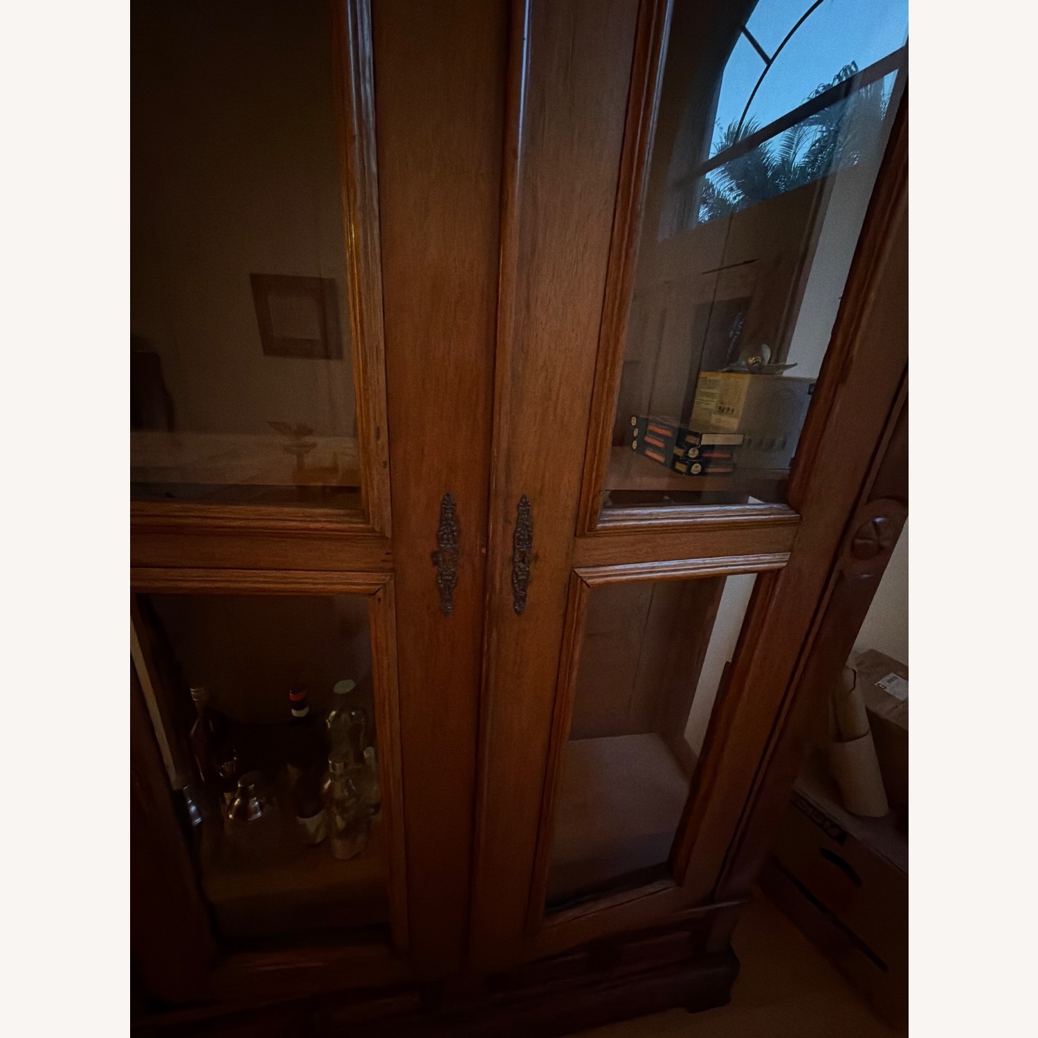 Vintage Handcrafted in Mexico Solid Wood Armoire  - image-5