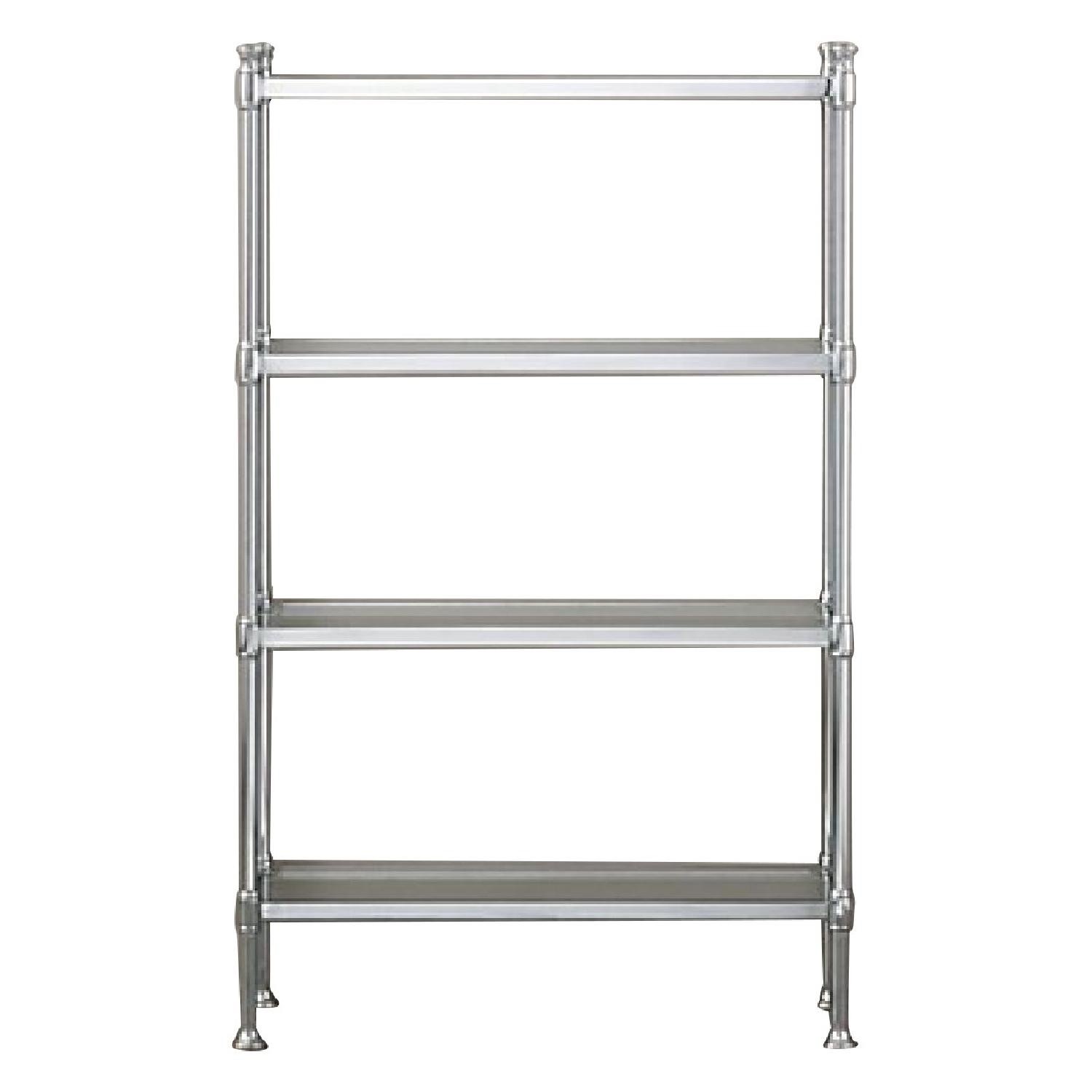 Restoration Hardware Glass Etagere - image-2