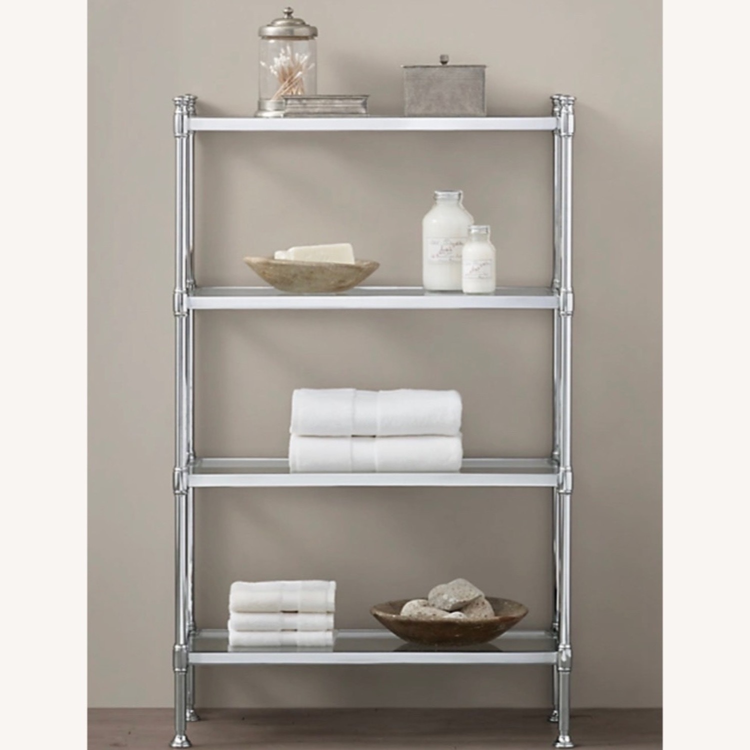 Restoration Hardware Glass Etagere - image-3