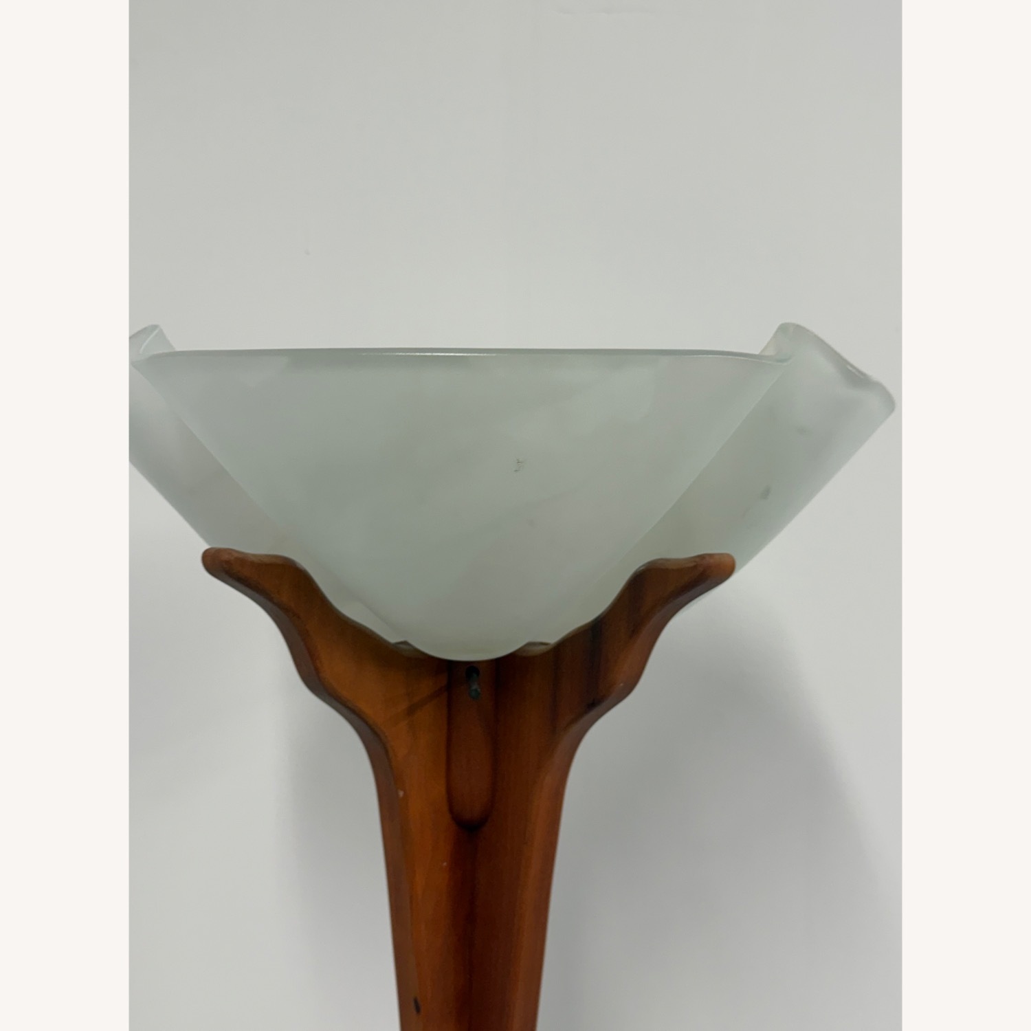 Vintage/Antique Natural Wood Floor Lamp - image-10