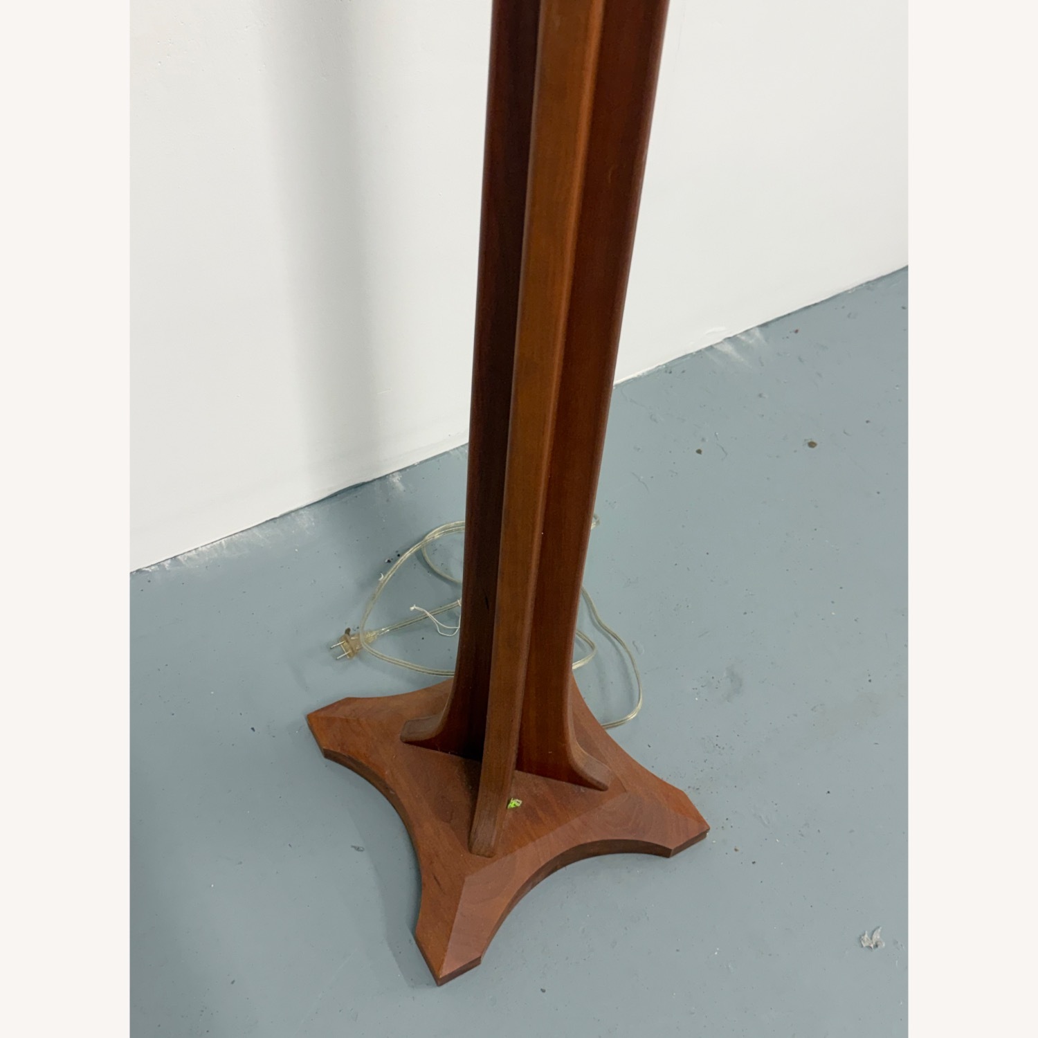 Vintage/Antique Natural Wood Floor Lamp - image-11