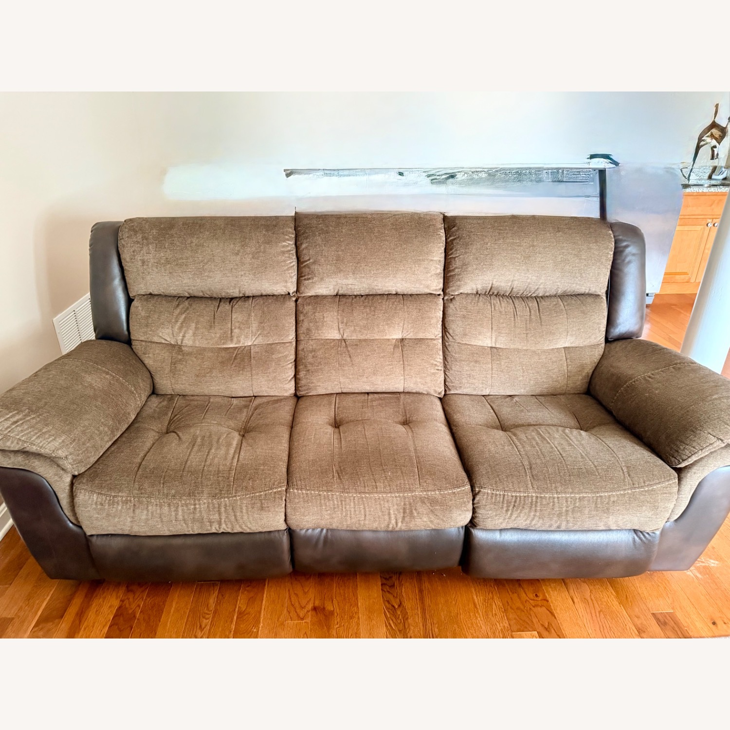 Dark Brown 3+ Seater Sofa - image-1