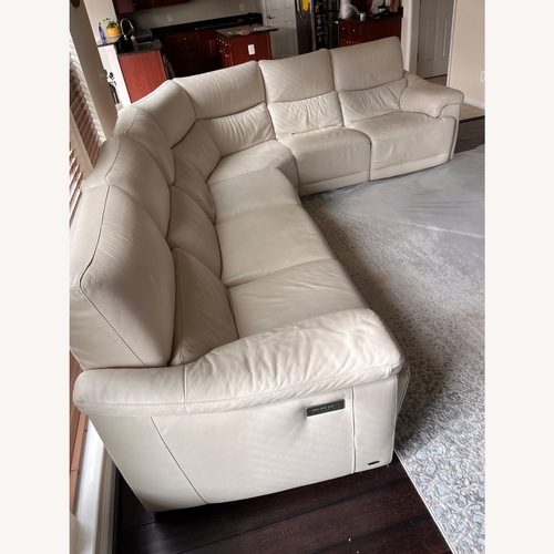 Used Natural Leather 3+ Piece Sectional for sale on AptDeco