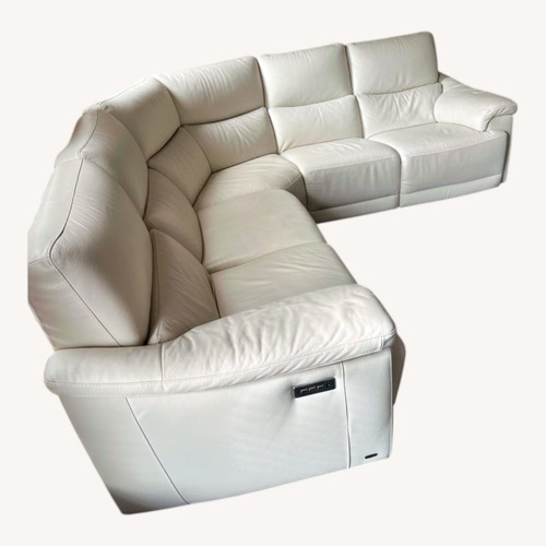 Used Natural Leather 3+ Piece Sectional for sale on AptDeco