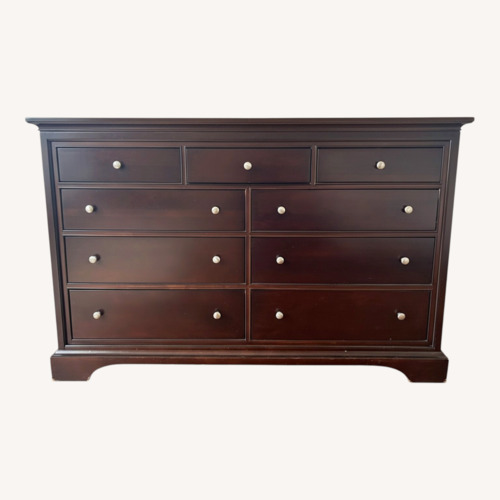 Used Stanley Furniture Dark Brown Wood Dresser for sale on AptDeco