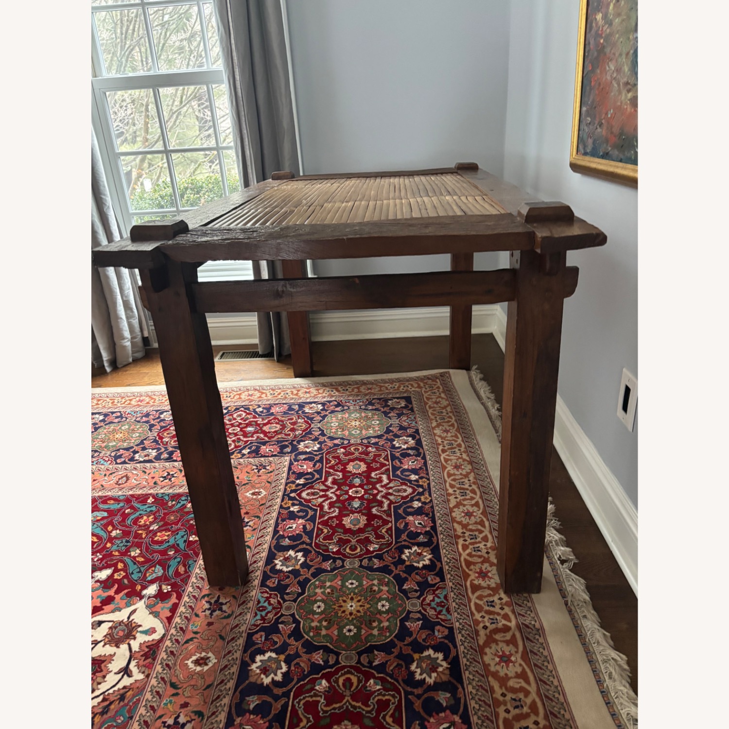 ABC Carpet and Home Dark Brown Wood Dining Table - image-5