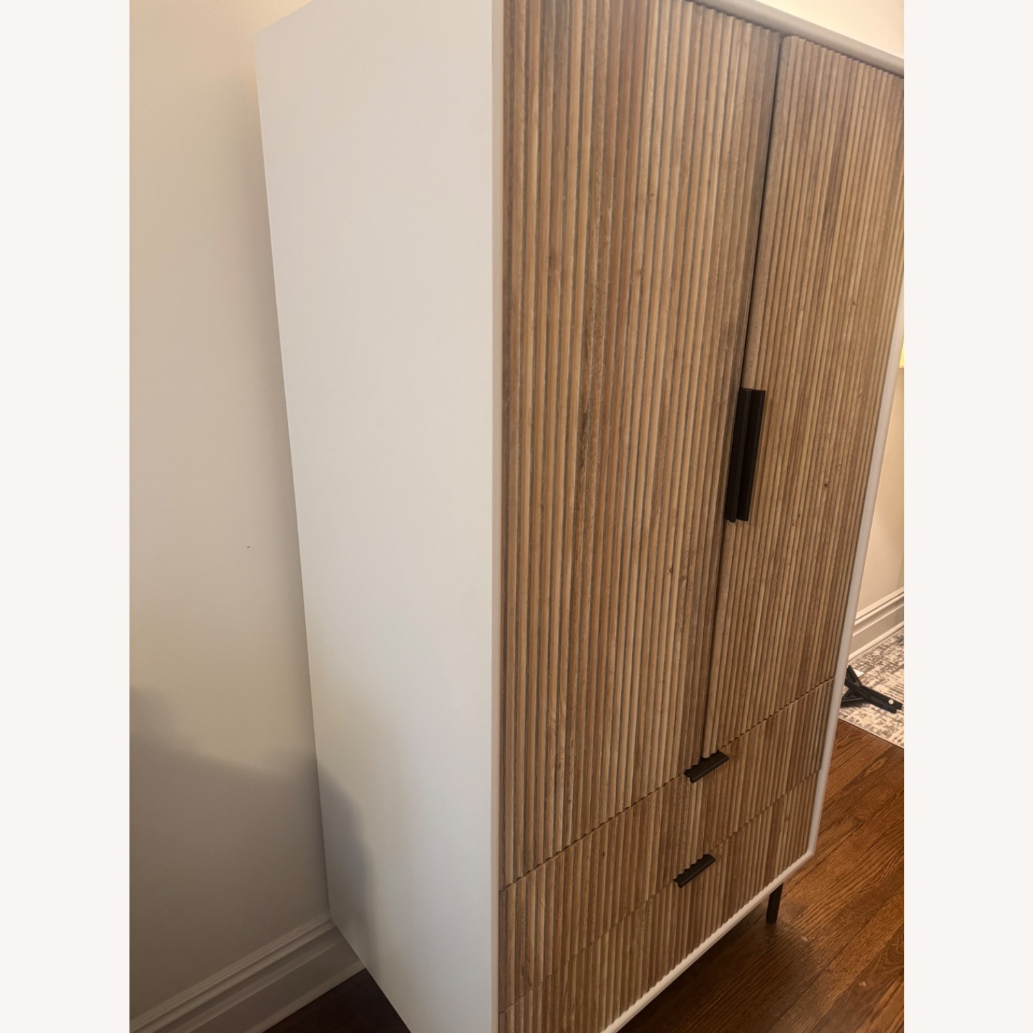 West Elm Quinn Natural Wood Armoire - image-3