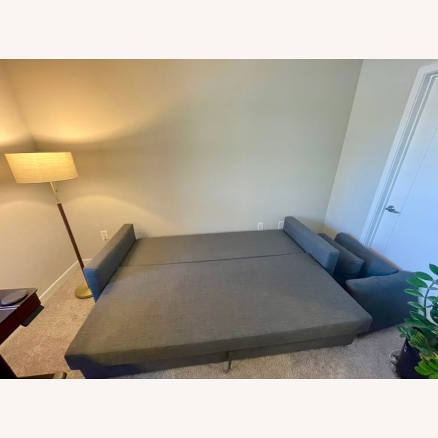 IKEA FRIHETEN Dark Gray Sleeper Sofa - image-2