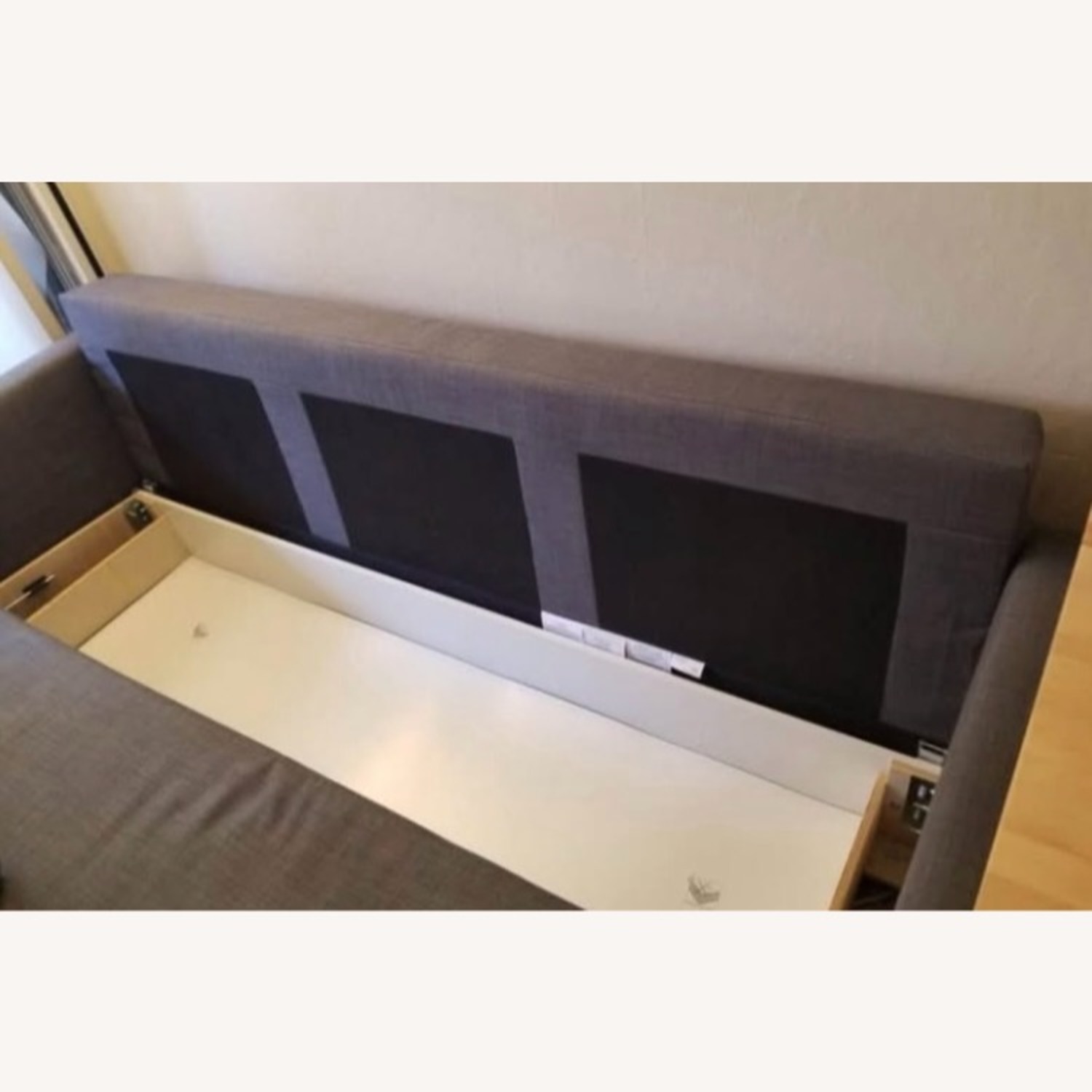 IKEA FRIHETEN Dark Gray Sleeper Sofa - image-3