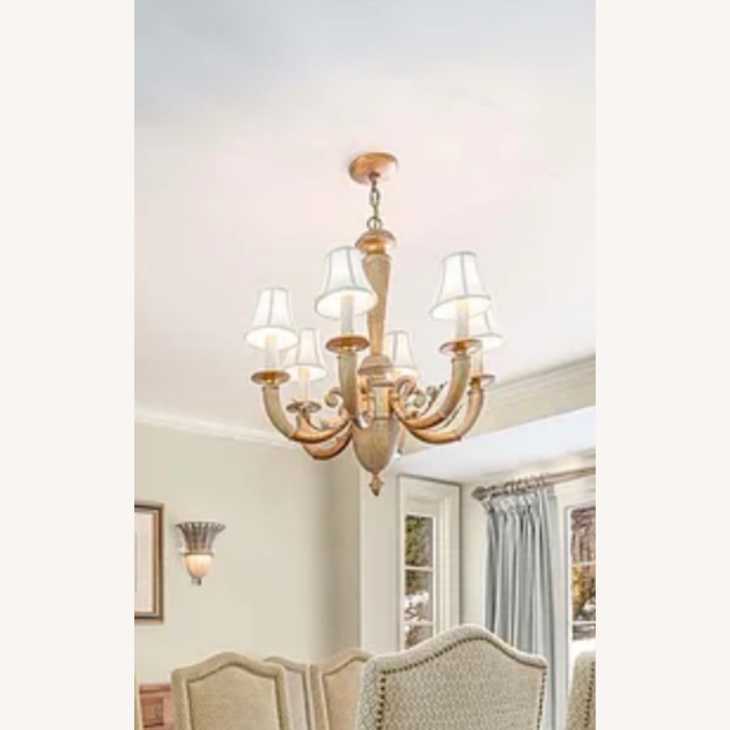 Vintage/Antique Finds Gold Ceiling Lamp - image-2