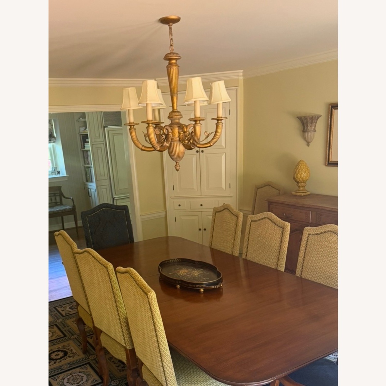 Vintage/Antique Finds Gold Ceiling Lamp - image-4