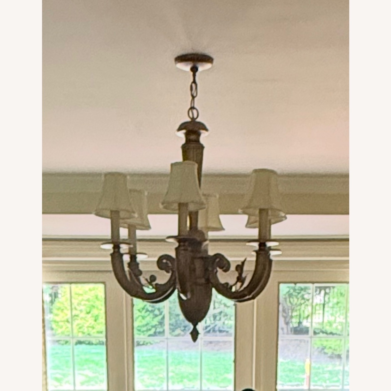 Vintage/Antique Finds Gold Ceiling Lamp - image-3