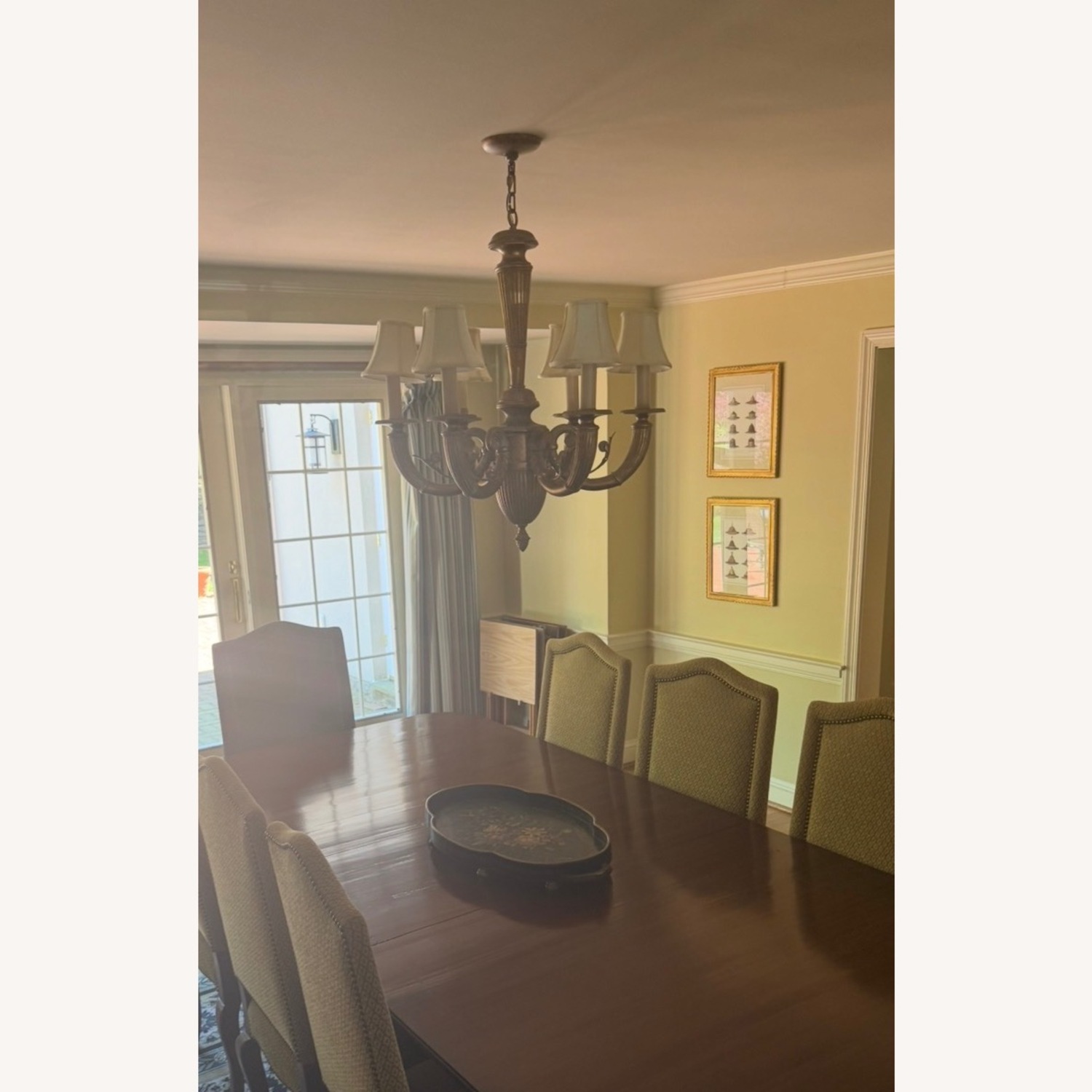 Vintage/Antique Finds Gold Ceiling Lamp - image-5