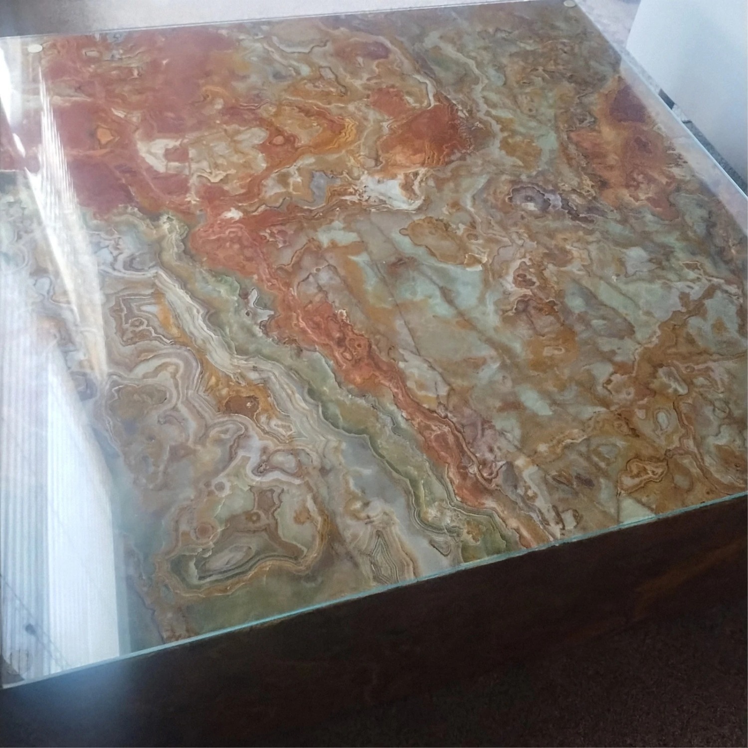 70s Italian Marble Mid-Century Modern Coffee Table - image-8