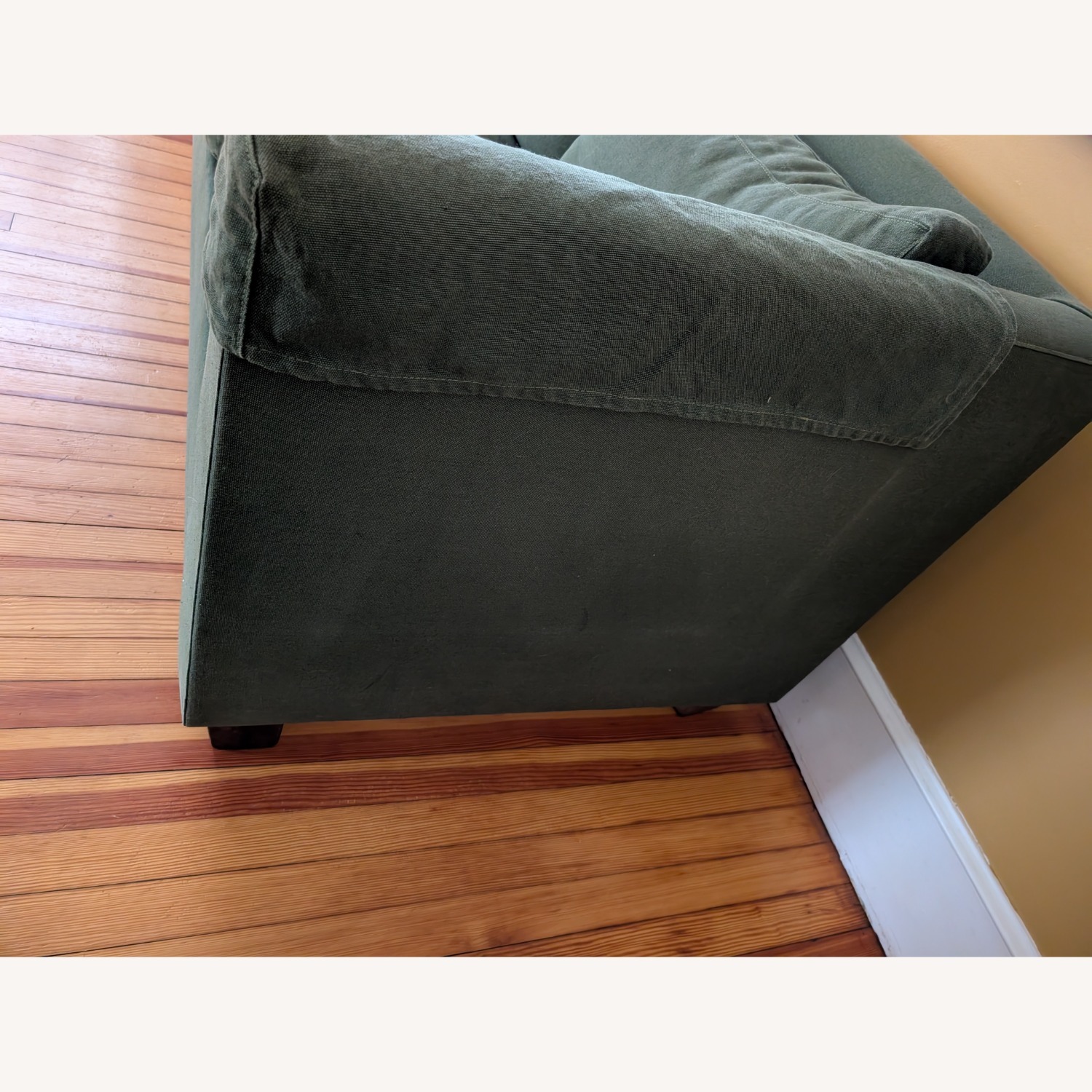 Verona Sofa Green Cotton 3+ Seater Sofa - image-3