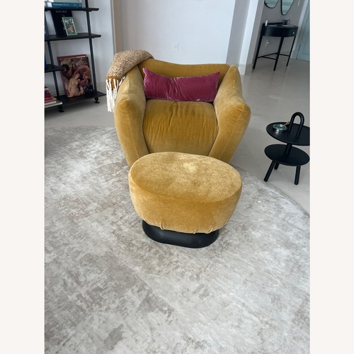Used Maiden Home Bond Mohair Armchair for sale on AptDeco