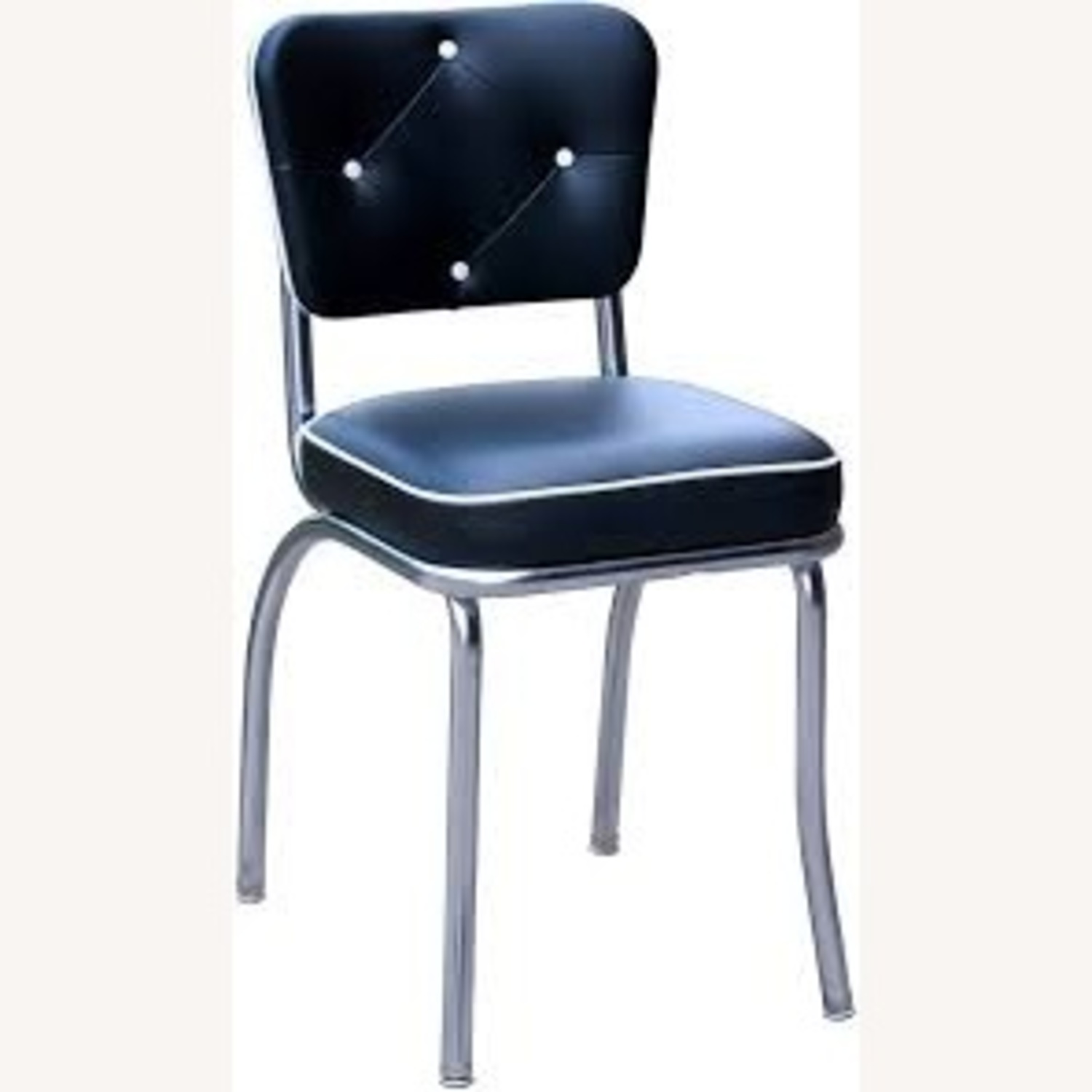 Richardson Seating Corp Blue Vinyl Dining Chairs - image-5