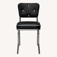 Richardson Seating Corp Blue Vinyl Dining Chairs