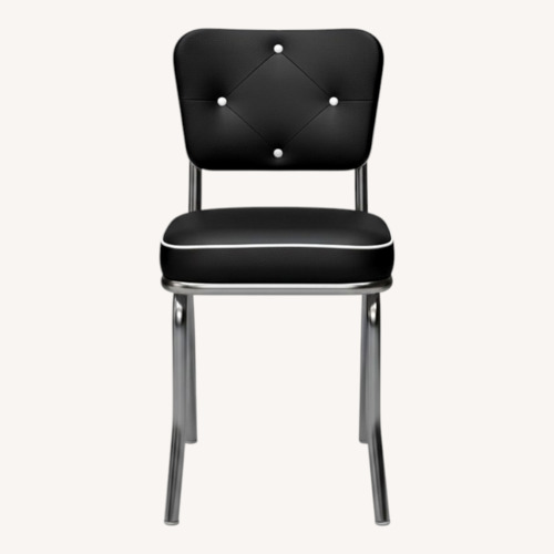 Used Richardson Seating Corp Blue Vinyl Dining Chairs for sale on AptDeco