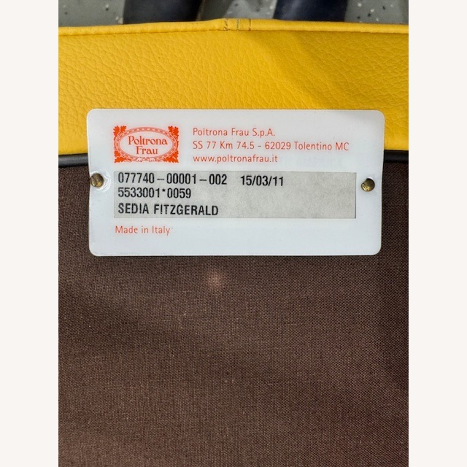 Poltrona Frau Fitzgerald Leather Dining Chairs - image-6