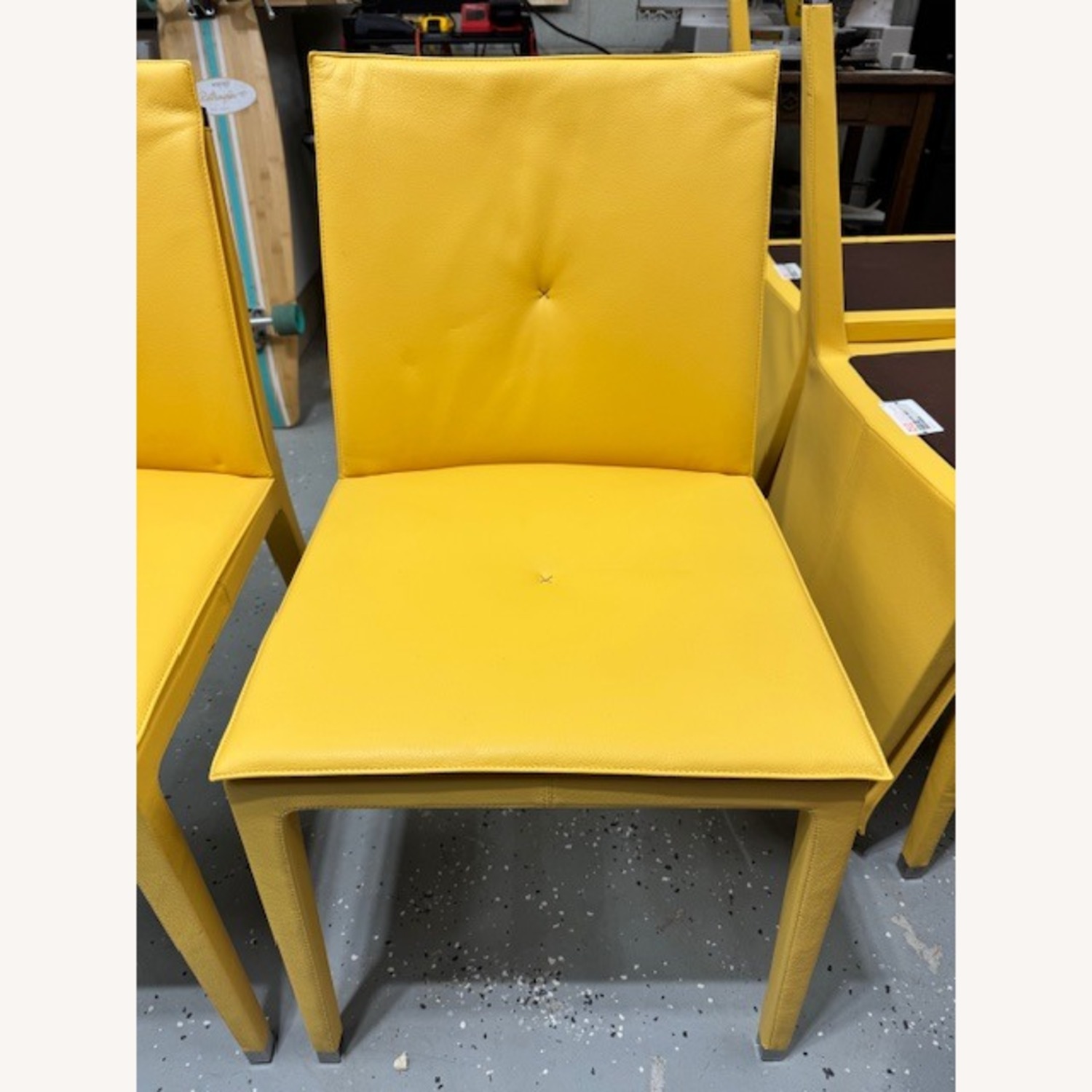 Poltrona Frau Fitzgerald Leather Dining Chairs - image-1