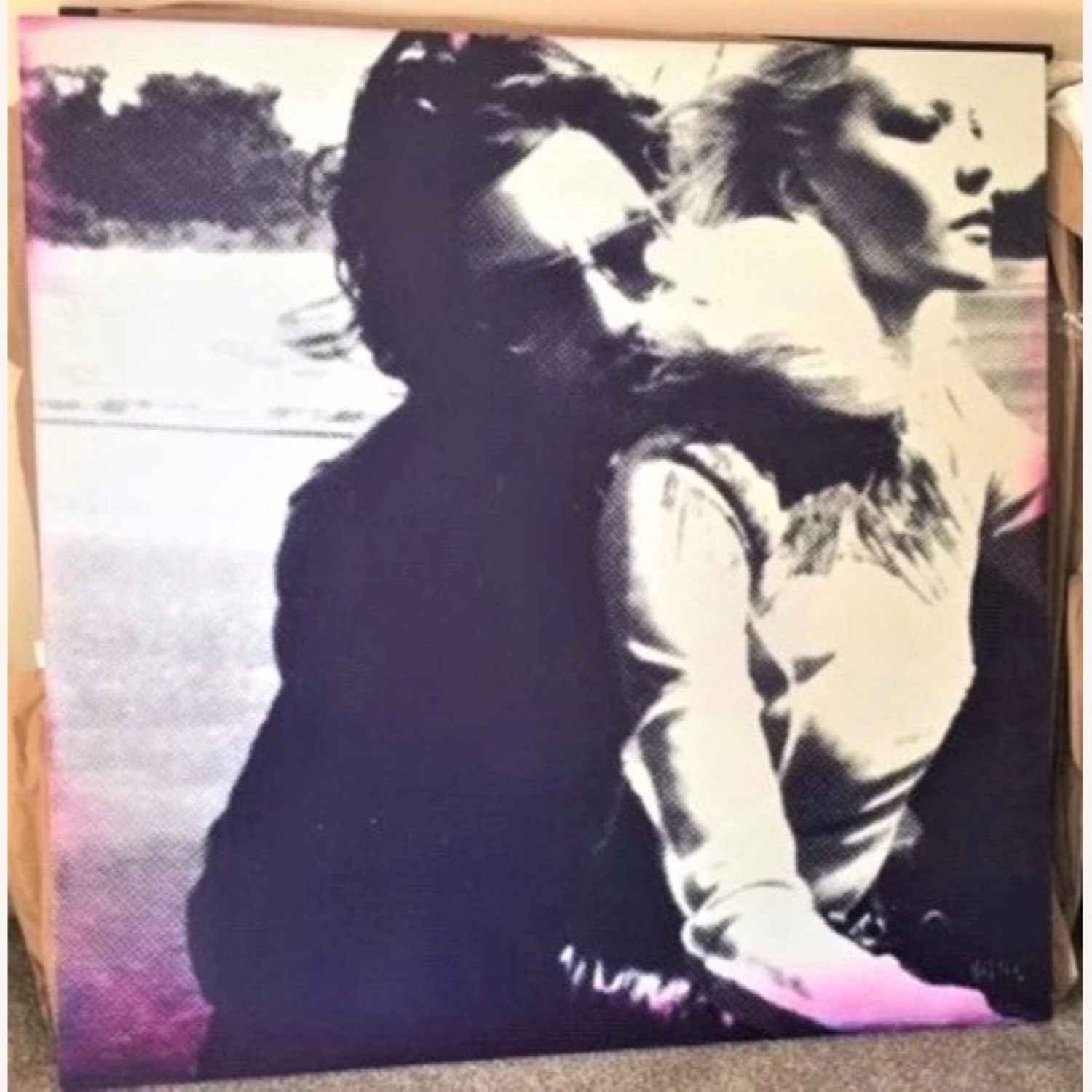 MARK HOBLEY Original Hand Signed Pop Art Painting  - image-2