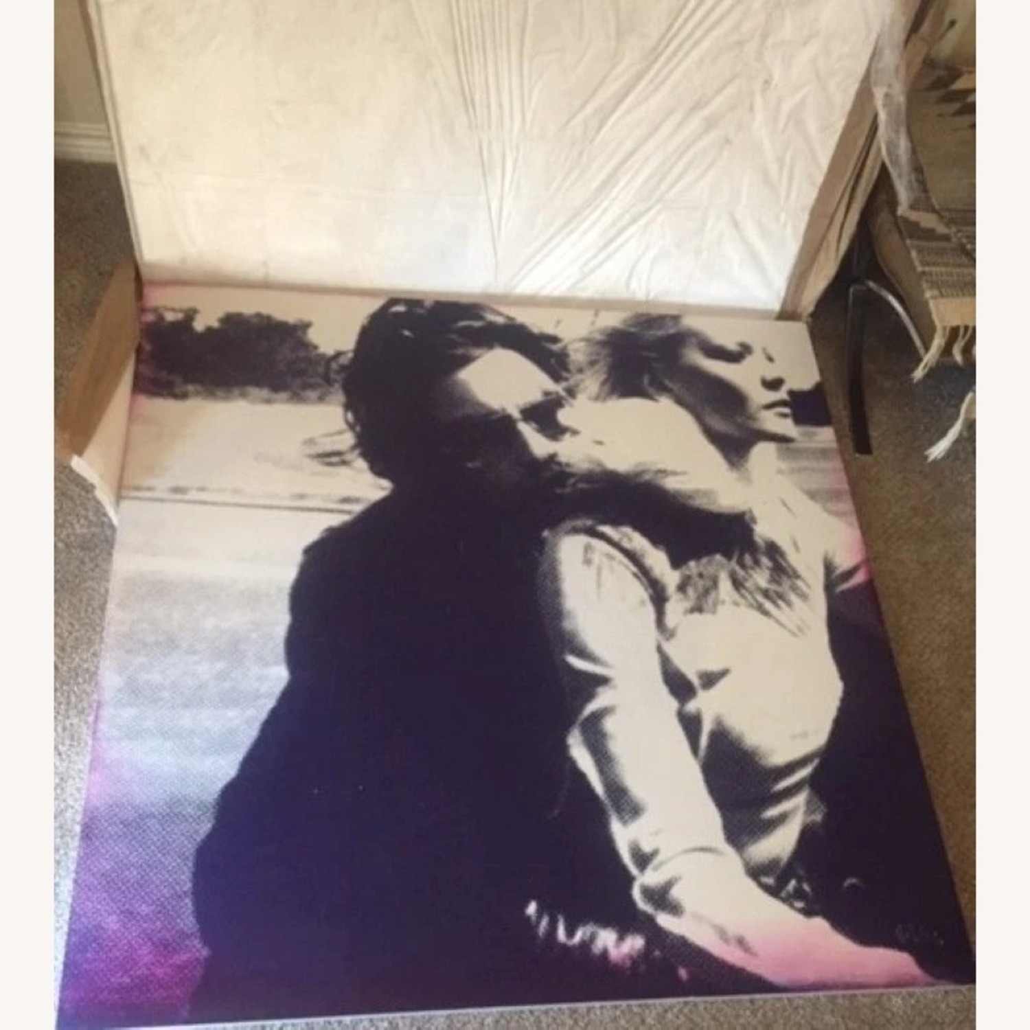 MARK HOBLEY Original Hand Signed Pop Art Painting  - image-4