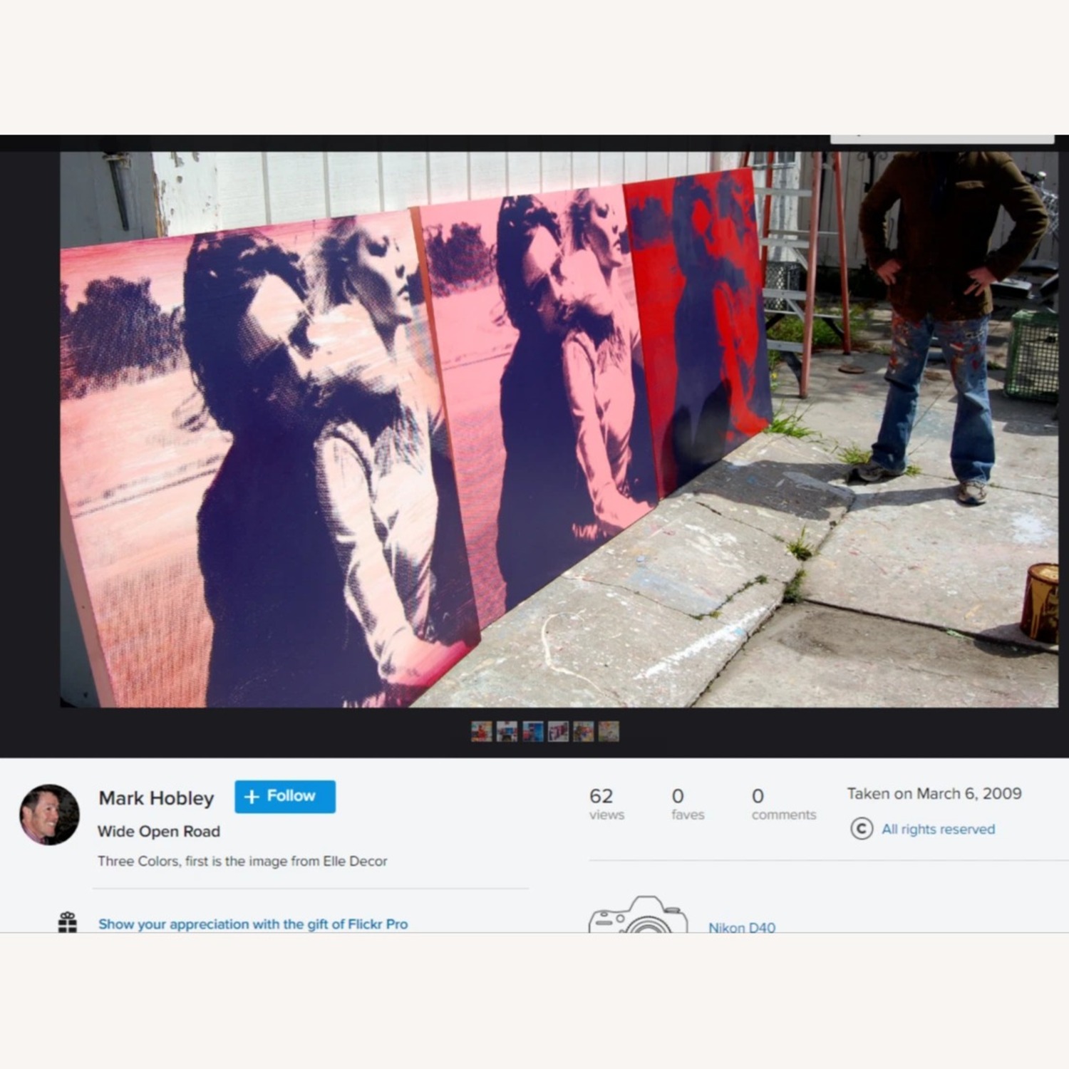 MARK HOBLEY Original Hand Signed Pop Art Painting  - image-10