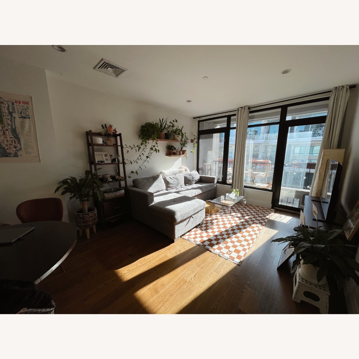 Article Soma Gray Left Sleeper Sectional w Storage & Sofa Bed - image-2