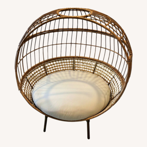 Used Brennfield Natural Wicker Patio Furniture for sale on AptDeco