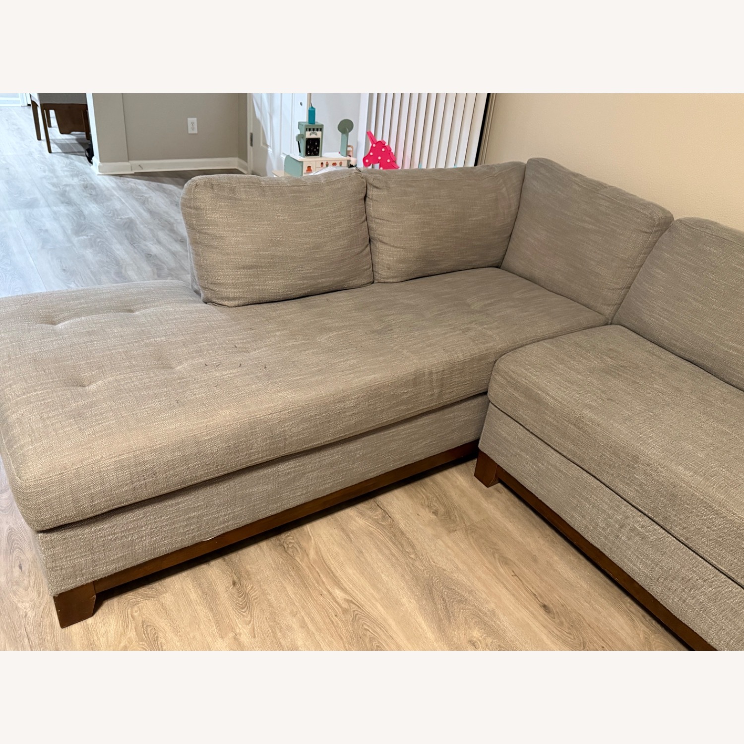 American Signature Furniture 2 Piece Sectional - image-4