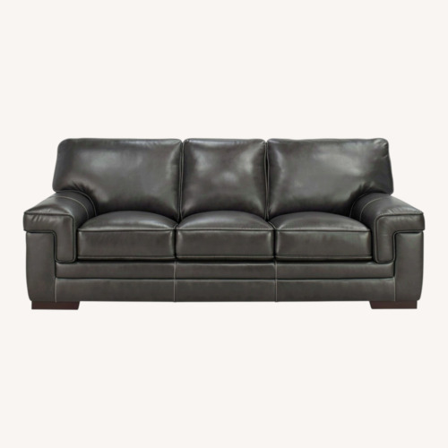 Used Raymour & Flanigan Colton Dark Gray 3+ Seater Sofa for sale on AptDeco