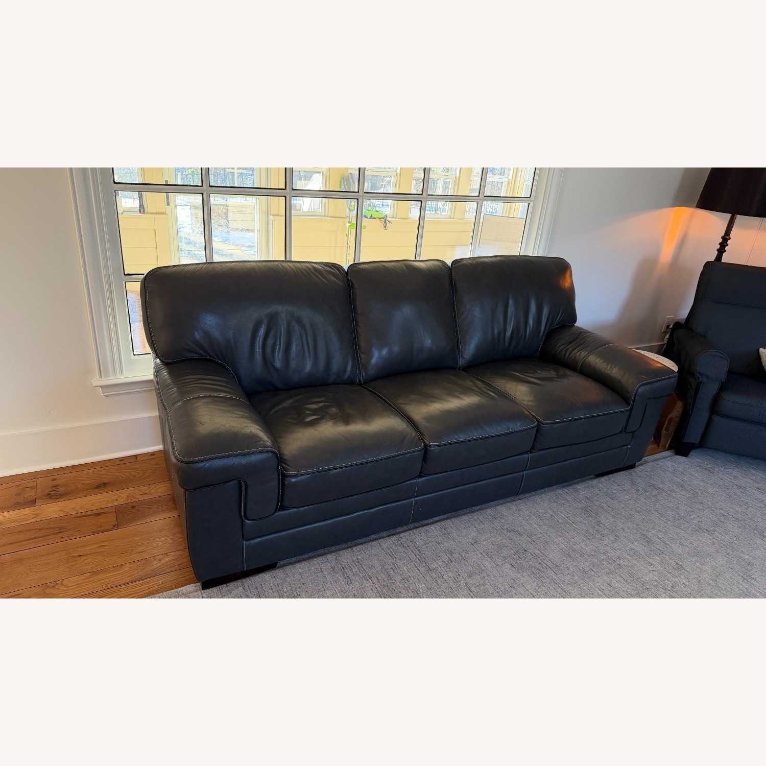 Raymour & Flanigan Colton Dark Gray 3+ Seater Sofa - image-3