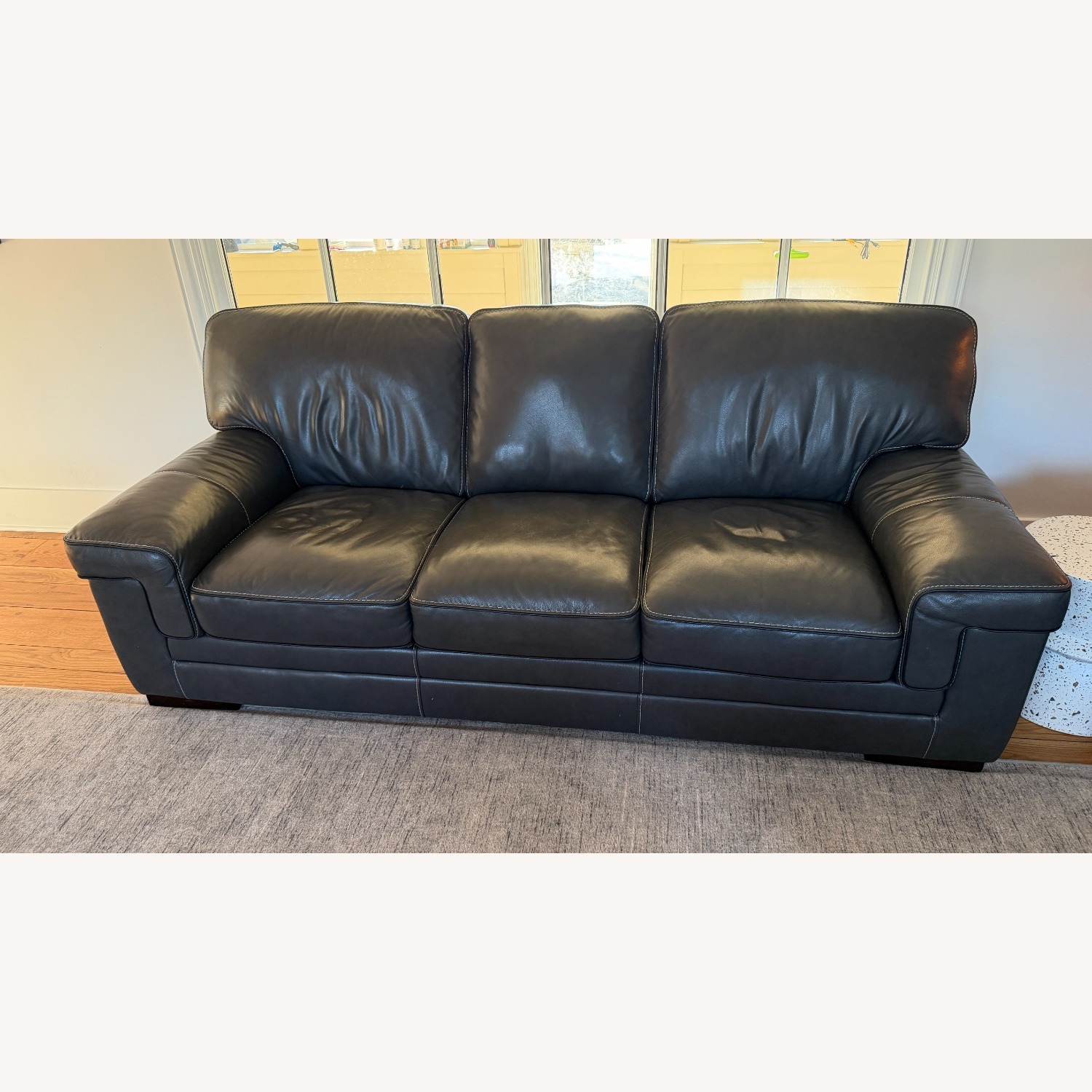 Raymour & Flanigan Colton Dark Gray 3+ Seater Sofa - image-4