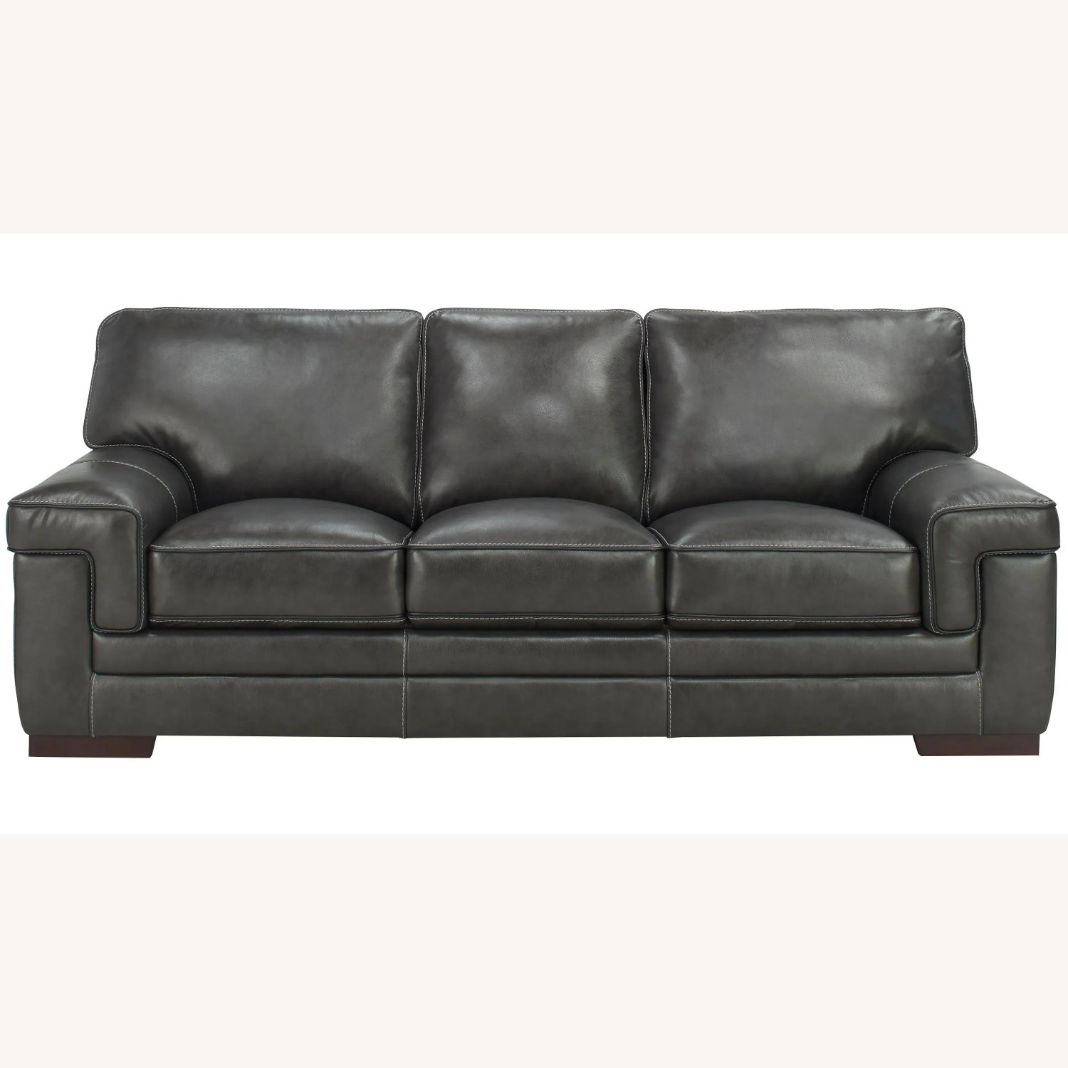 Raymour & Flanigan Colton Dark Gray 3+ Seater Sofa - image-1
