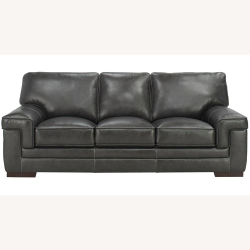 Used Raymour & Flanigan Colton Dark Gray 3+ Seater Sofa for sale on AptDeco