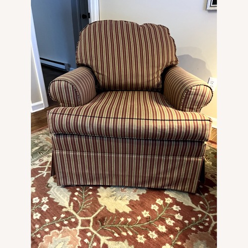 Used Ethan Allen Fabric Accent Chair - Swivel Rocker for sale on AptDeco