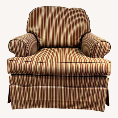 Used Ethan Allen Fabric Accent Chair - Swivel Rocker for sale on AptDeco