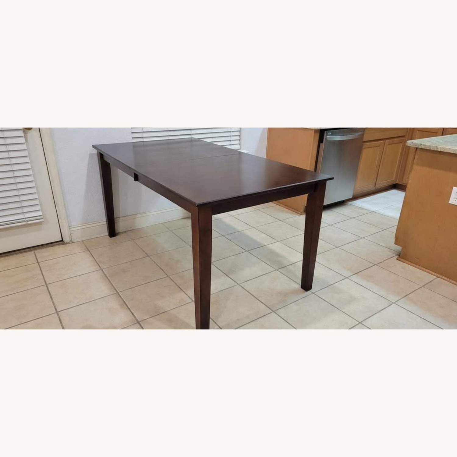 Better Homes and Gardens Dark Brown Dining Table - image-4