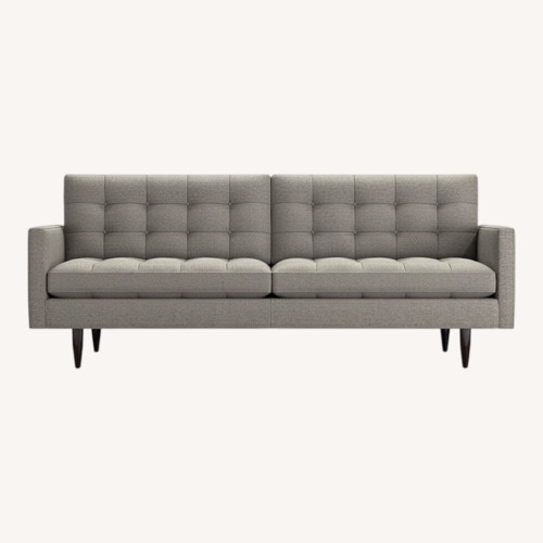 Used Crate & Barrel Petrie Felt Gray 3+ Seater Sofa for sale on AptDeco