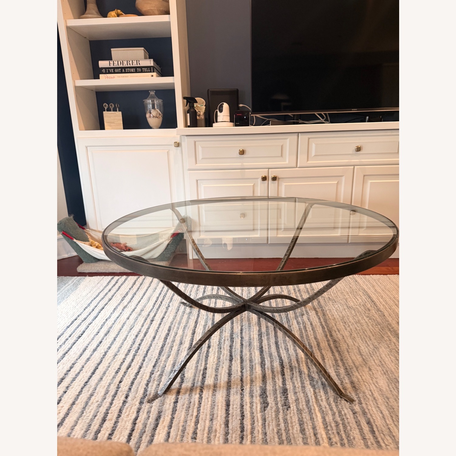 Arhaus Nova Glass Coffee Table - image-1