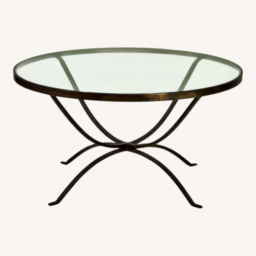 Used Arhaus Nova Glass Coffee Table for sale on AptDeco