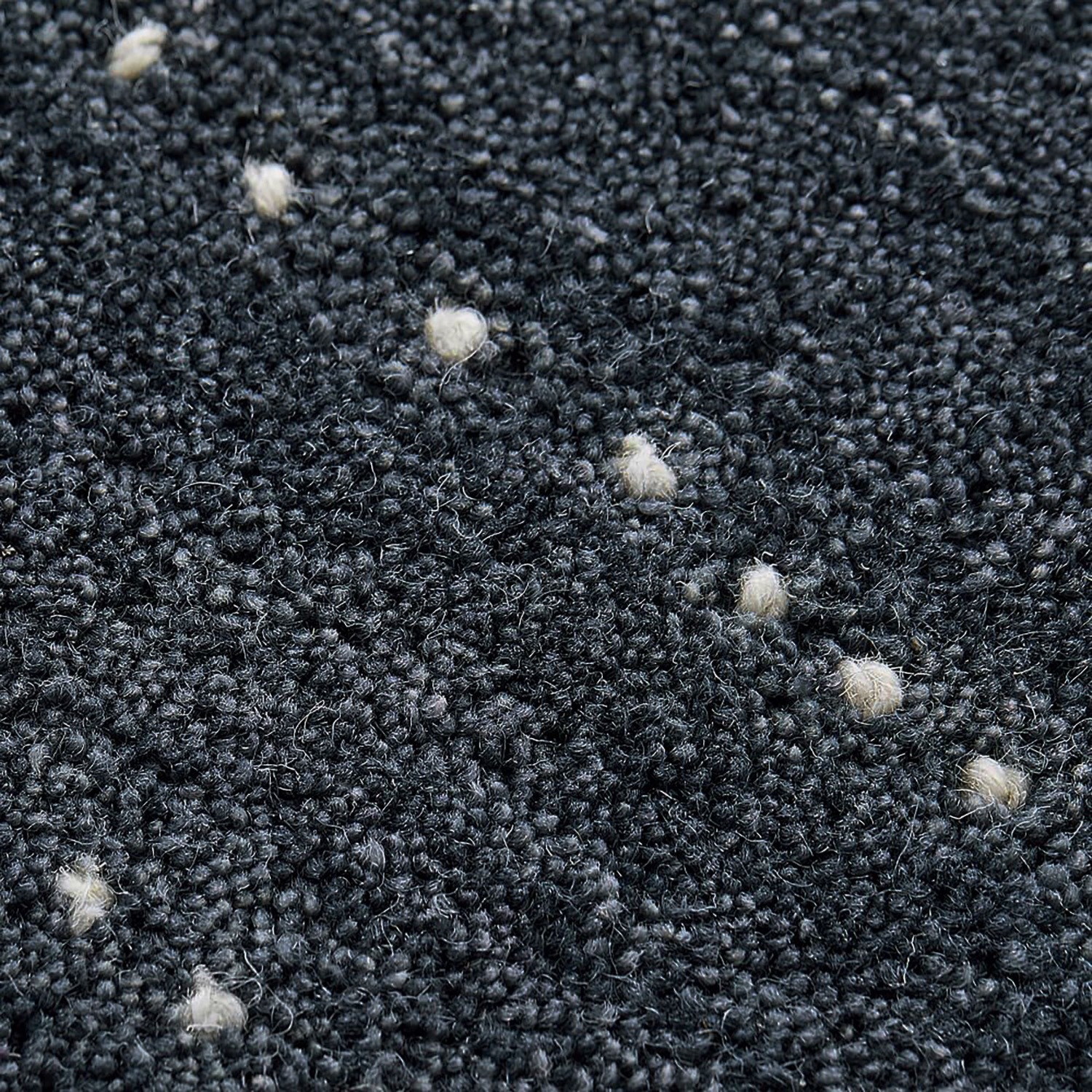 West Elm Graduated Dot Navy Wool Area Rug 8' x 10' - image-3
